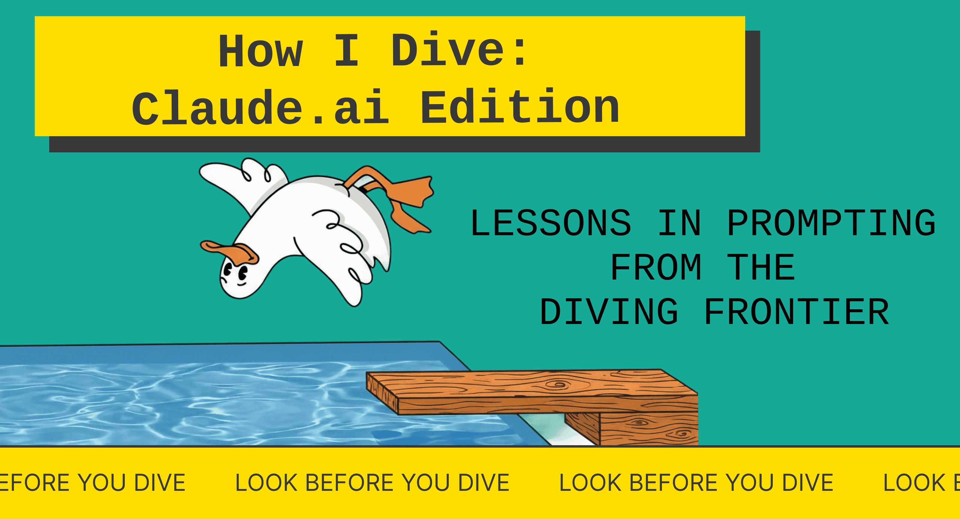 How I dive - Claude.ai Edition