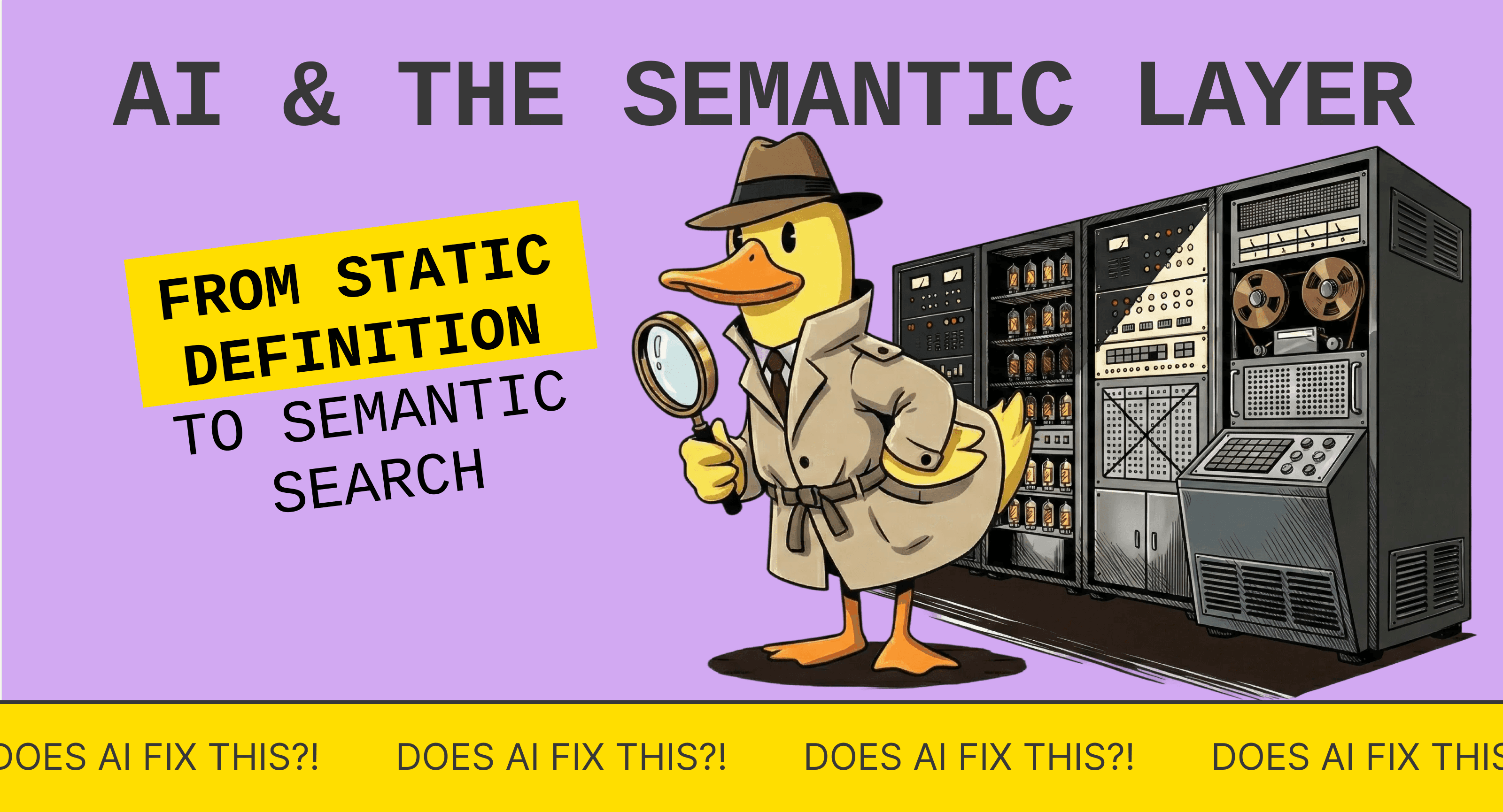 What If We Don't Need the Semantic Layer?