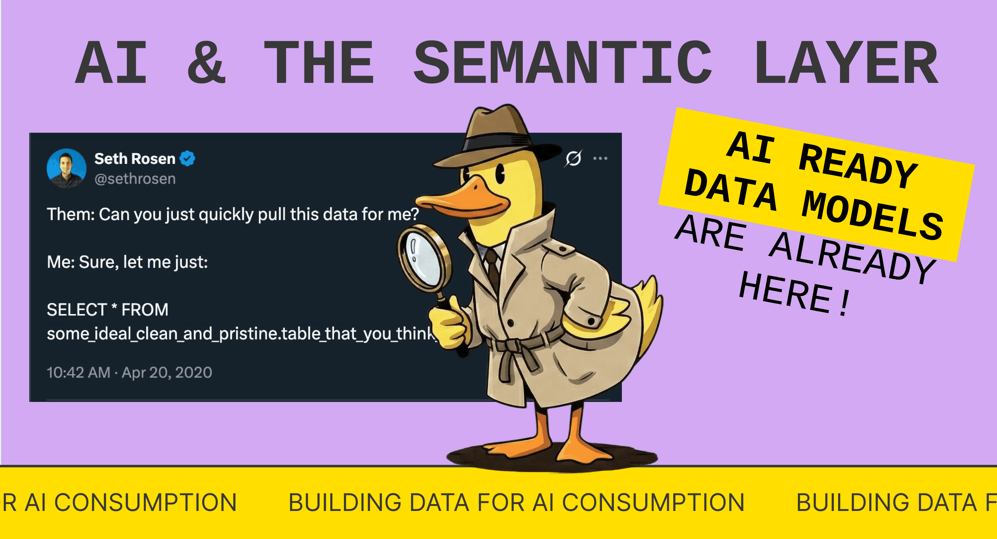 Does "AI-Ready Data" simply mean "Good Data Modeling"?