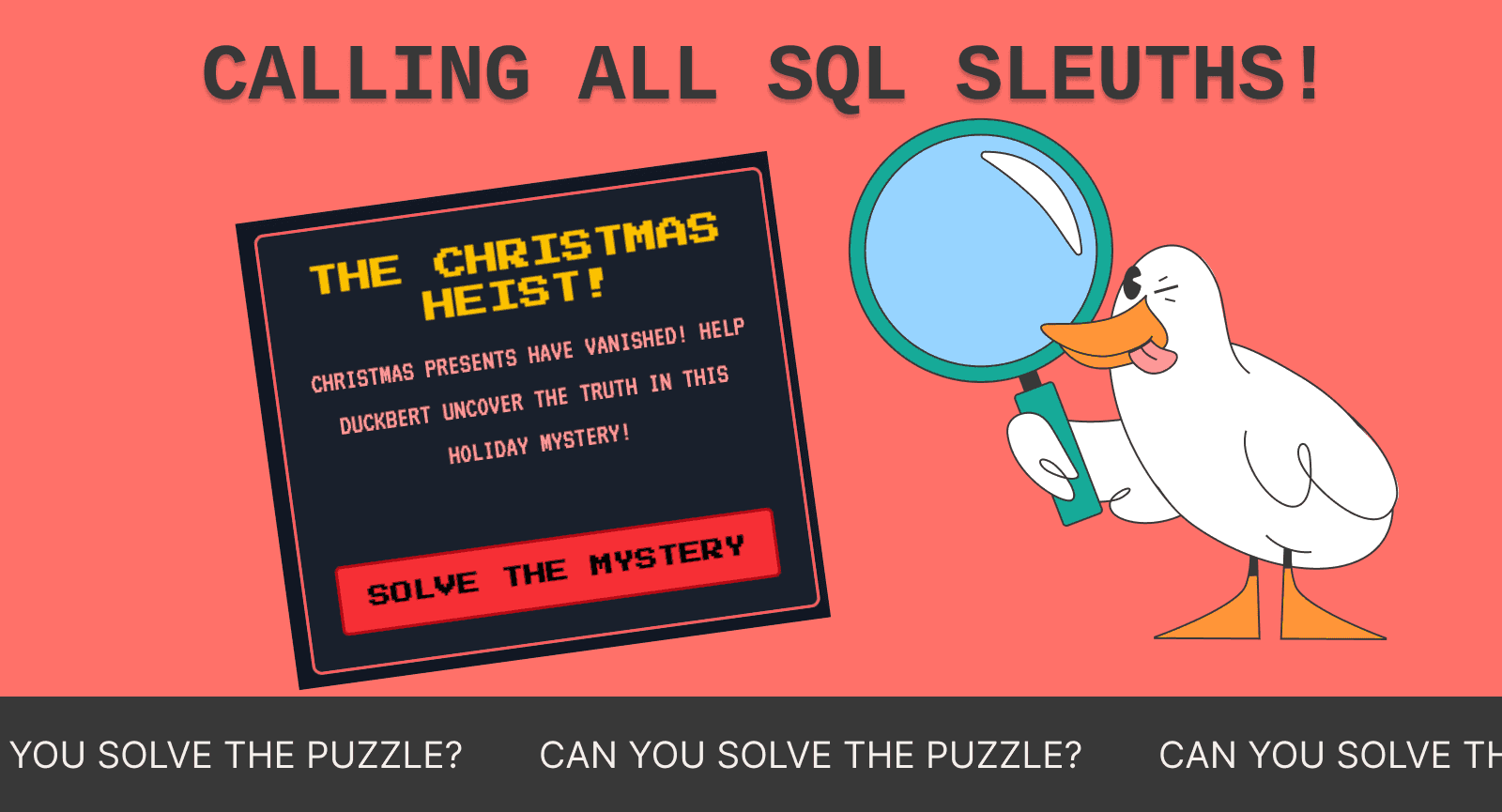 Calling All SQL Sleuths: The Christmas Heist Awaits